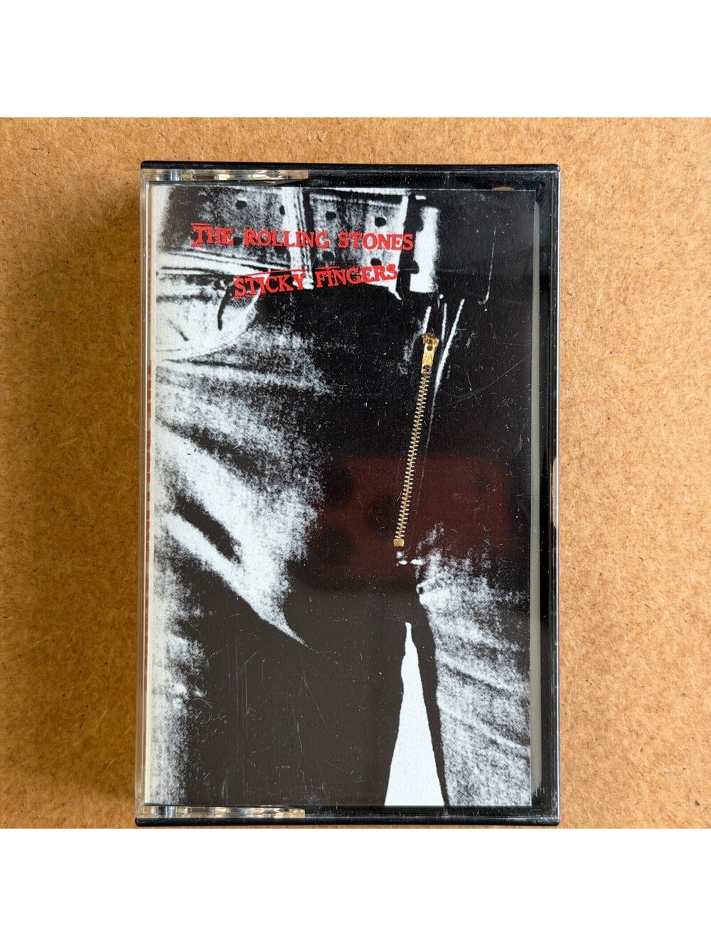 The Rolling Stones Sticky Fingers Cassette Tape Vintage Classic Rock Album